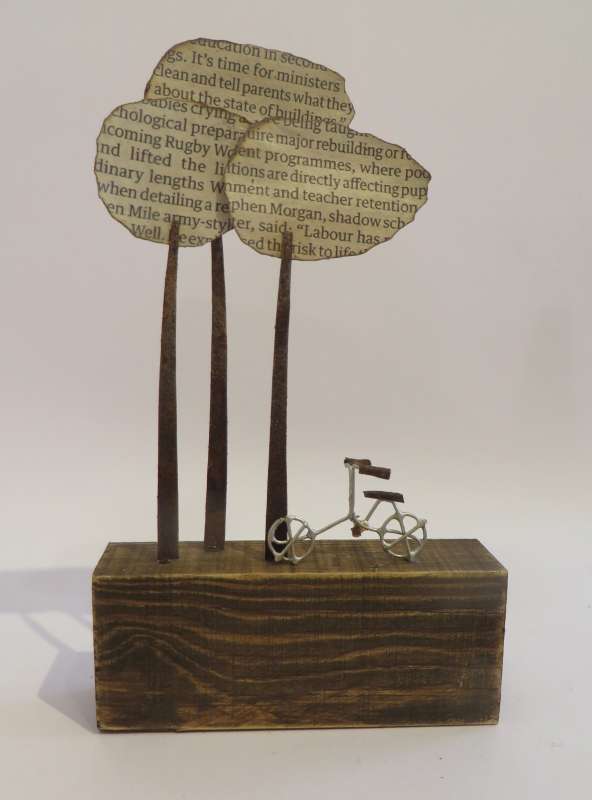 Bicycle and Paper Trees